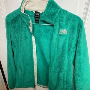 Green Northface Osito Fleece